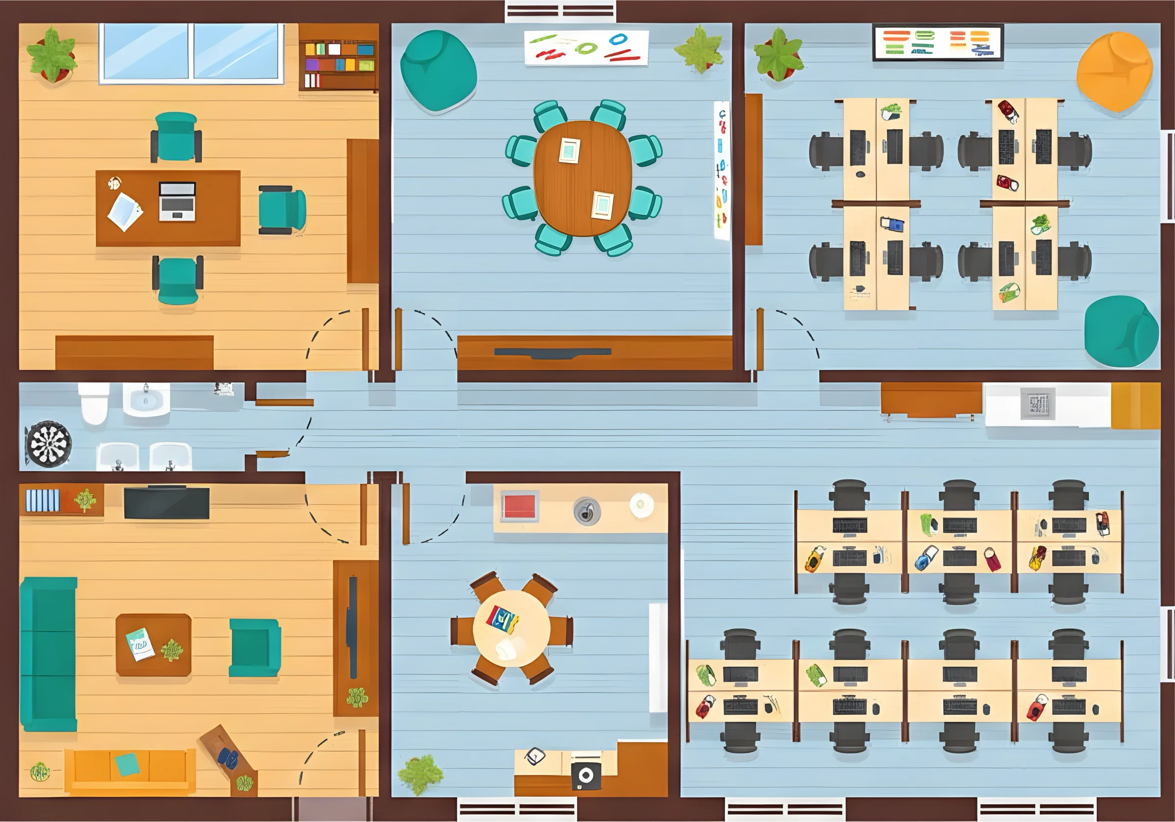 Office floor plan